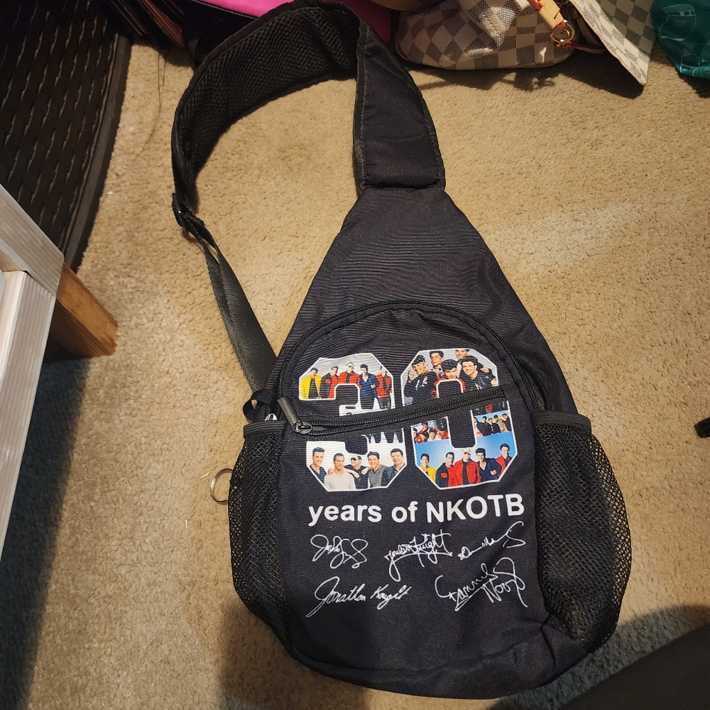 New Kids On The Block Black Sling Bag